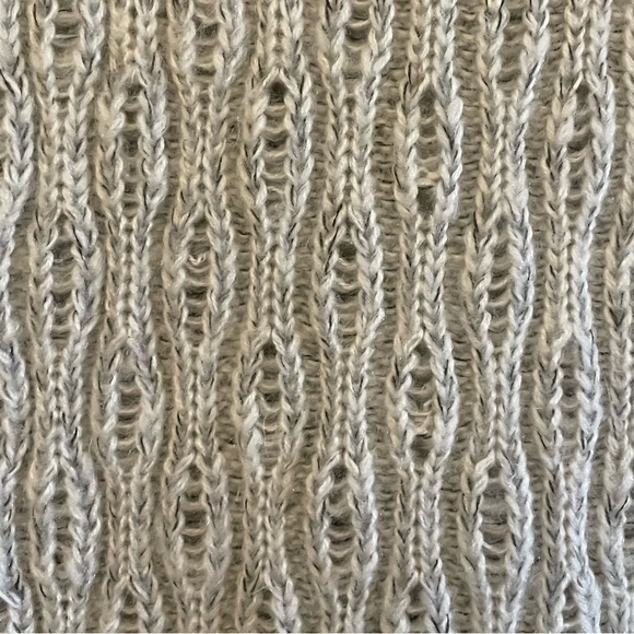 Dex Oatmeal Knit Short Sleeve V-Neck Sweater Dress – Size Medium EUC - Picture 5 of 13